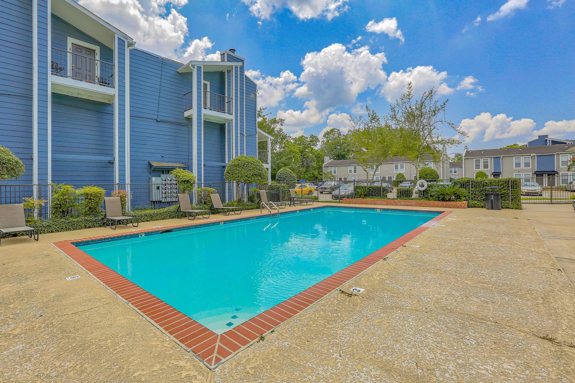 outdoor pool at fairway view apartments