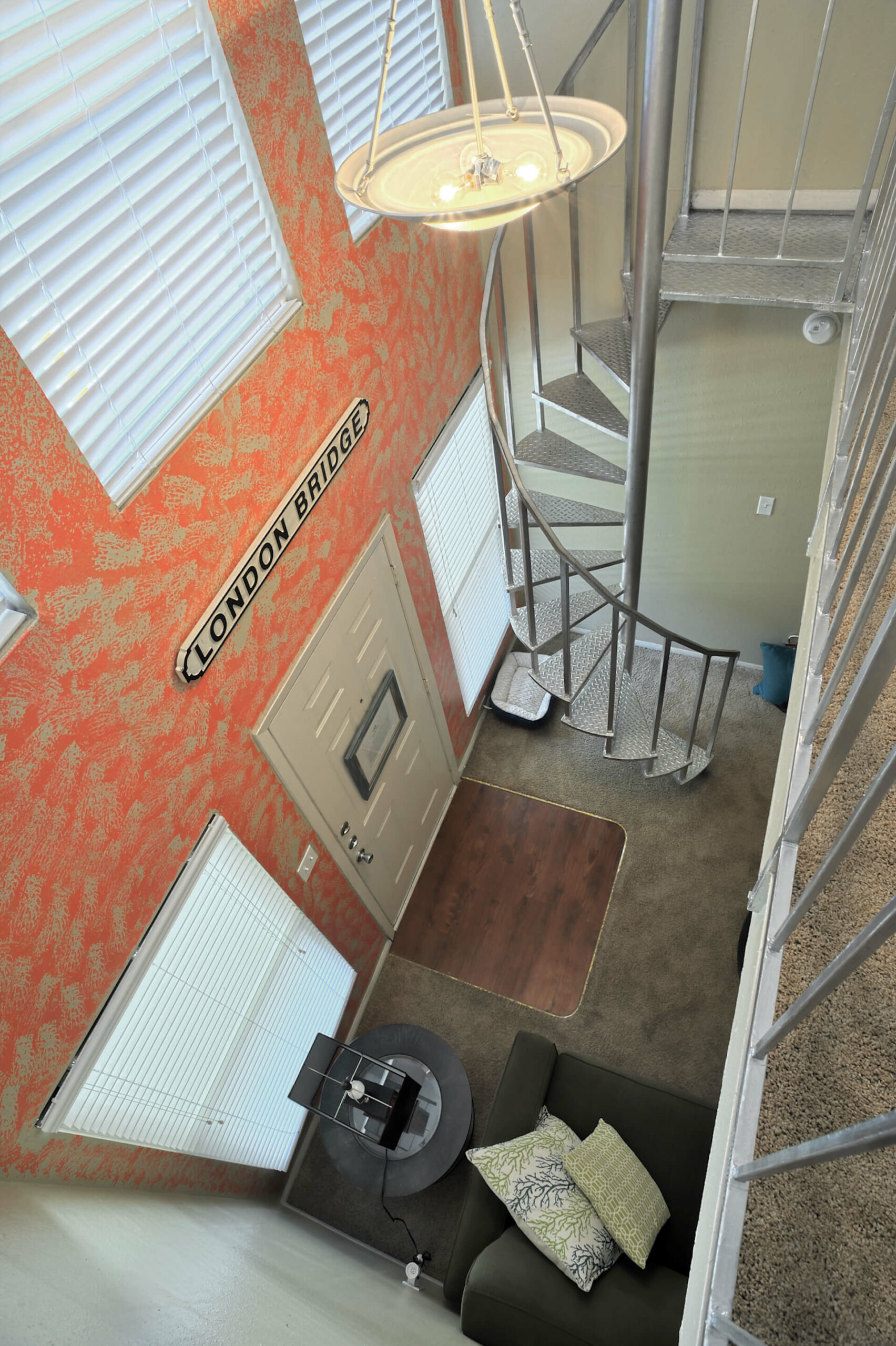 stairwell londener at fairway view apartments